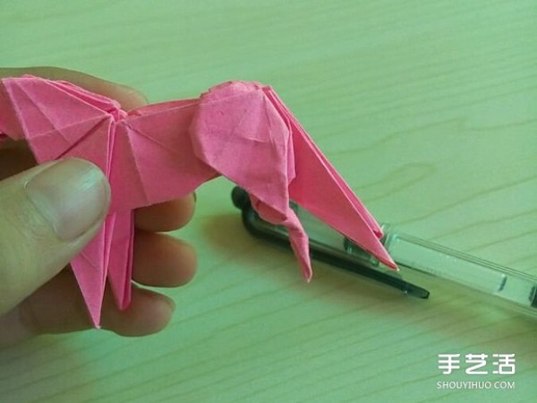 Hideo Komatsus horse origami illustration, super detailed three-dimensional horse folding tutorial