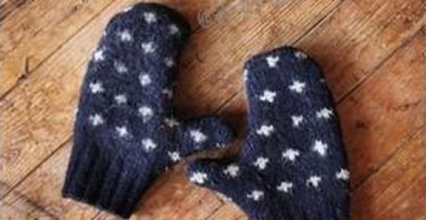 Old sweaters are turned into treasures to make beautiful handmade gloves