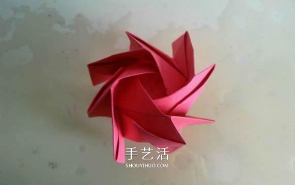 How to fold LS roses with illustrations and how to fold LS roses by hand step by step