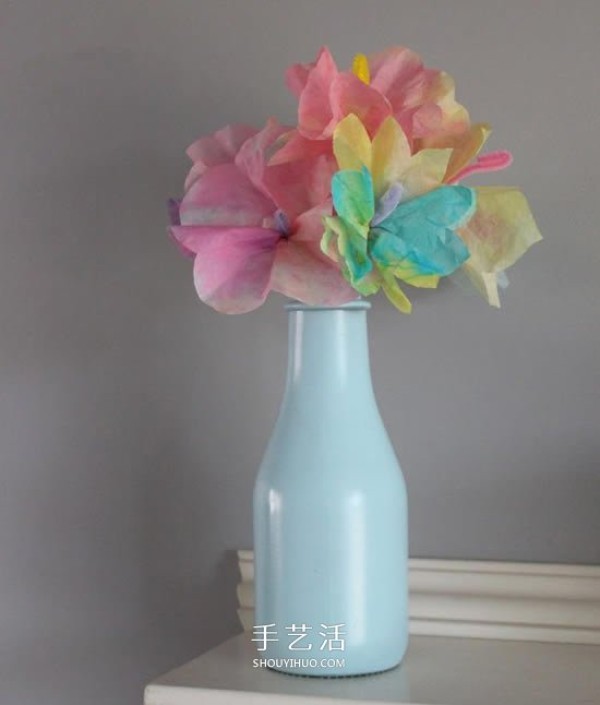 Cake paper flower making is suitable for kindergarten children who love handicrafts