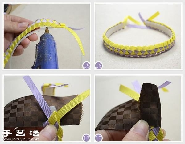 How to DIY hand-made fresh headbands with braided tape