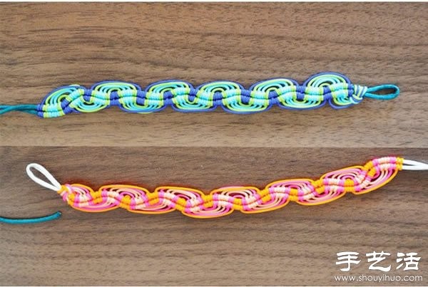 Tutorial on how to weave ethnic bracelets