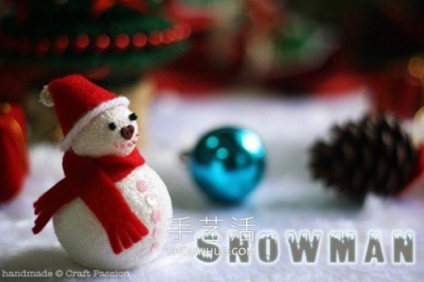 A collection of simple and cute handmade snowman pictures