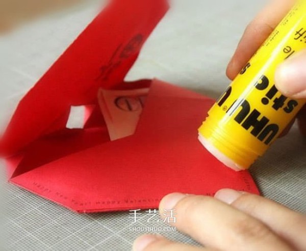 How to fold red envelopes from cardboard and illustrate how to make New Years love red envelopes by hand