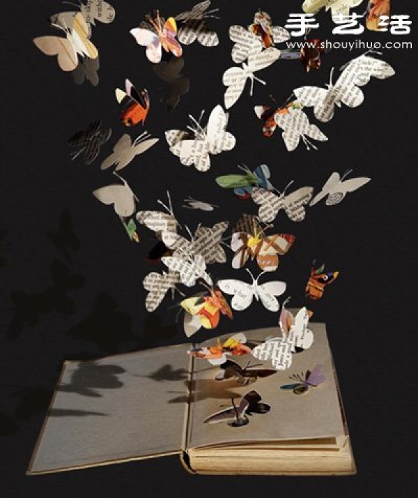 Appreciation of exquisite and delicate book paper sculptures