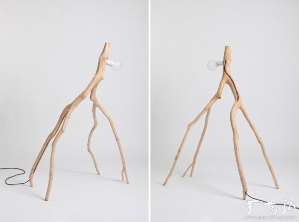 Twigs hand-made unique lamps