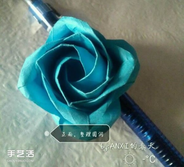 New Kawasaki Rose Folding Method Illustrated Handmade Origami New Kawasaki Rose Steps