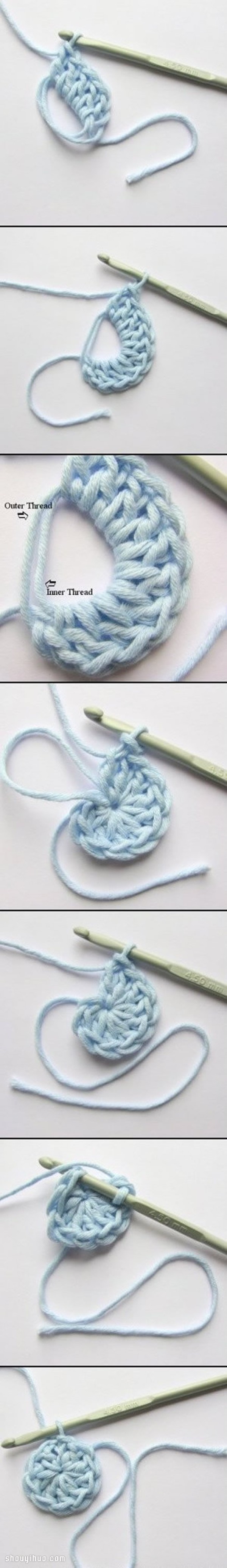 Introduction to Crochet: An illustrated tutorial that teaches you how to start a crochet stitch