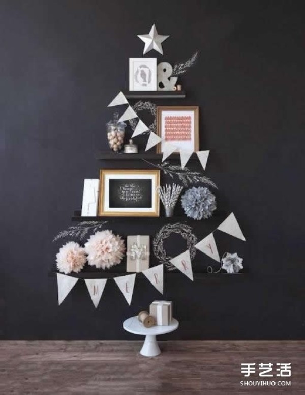 Creative Christmas tree DIY, you can also imitate the decoration during the Spring Festival