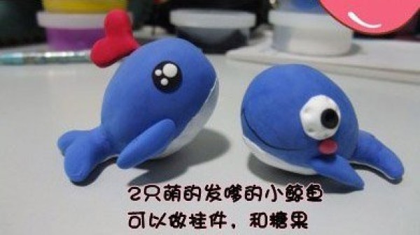 DIY plasticine whale handmade plasticine whale