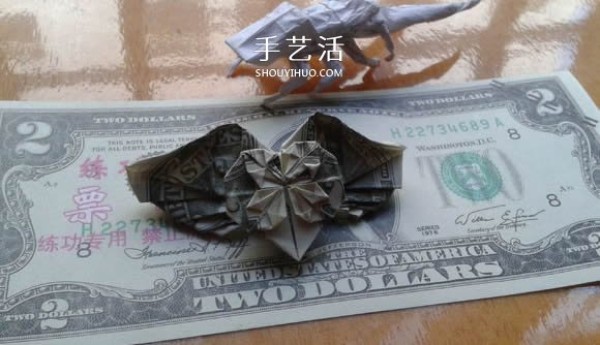 How to fold a flower angel heart and illustrate a beautiful dollar origami love tutorial