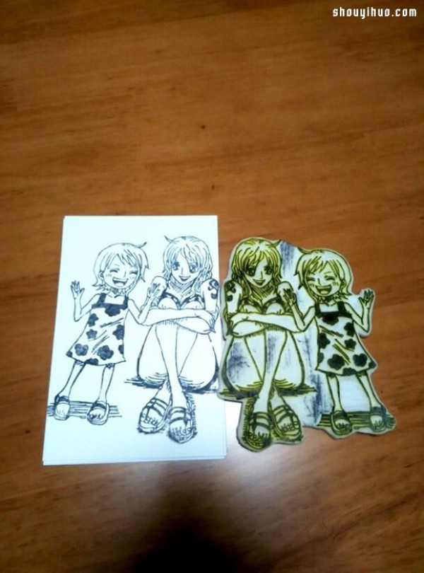 A set of fun rubber stamp works with various patterns~