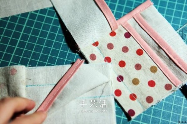 How to make a small zipper wallet, DIY wallet with card holder function tutorial