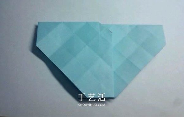 Teach you folding step by step! Detailed illustration of Kawasaki rose origami process