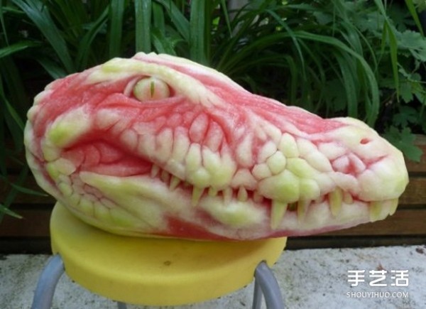 Creative watermelon carving pictures, melon carving and fruit carving works to appreciate