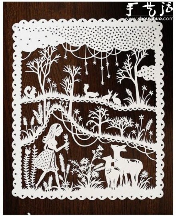 Appreciation of Sarah Trumbauer paper-cut patterns