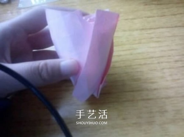 AP Rose Origami Method Illustrated How to Fold Beautiful Flower-shaped Roses