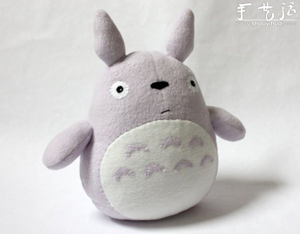 Tutorial on handmade DIY Totoro plush doll