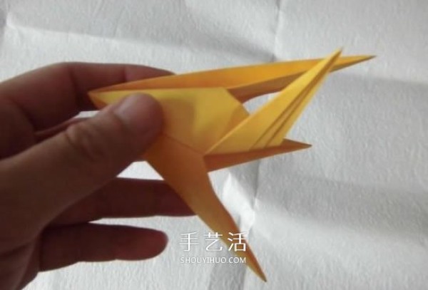 Tutorial on how to fold pearlescent conch, step by step diagram of origami conch