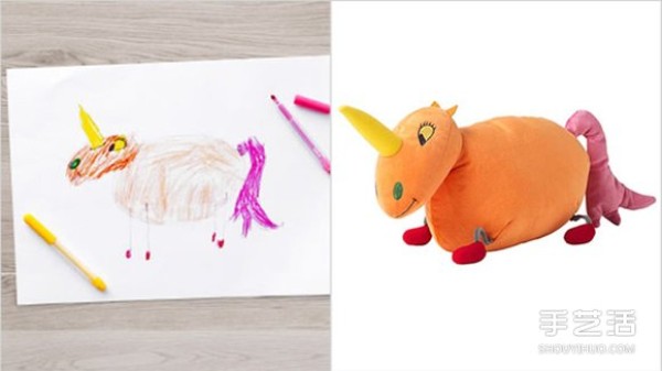 Imagine it come true! IKEA turns childrens drawings into plush toys