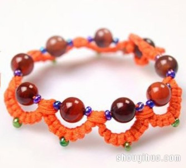 DIY Illustrated Tutorial on Weaving Special Hand-knitted Beaded Bracelet