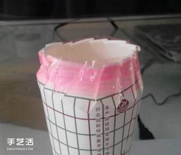 How to make a disposable paper cup DIY storage tube and a simple storage tube and pen holder