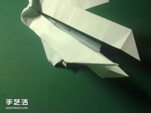 Detailed illustration of the folding process of Hatsune Miku origami