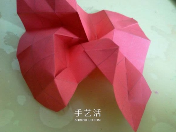 How to fold LS roses with illustrations and how to fold LS roses by hand step by step