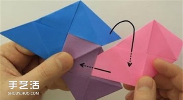 How to make Dragon Boat Festival paper rice dumplings, step-by-step picture of hand-made origami rice dumplings