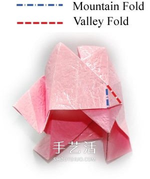 Detailed folding method of good-looking paper roses and instructions on how to fold handmade roses