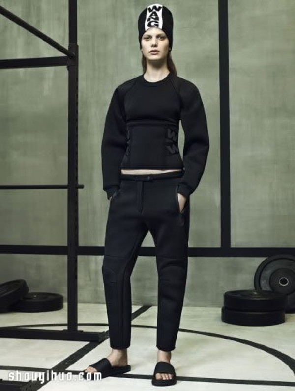 Alexander Wang and H&M minimalist street sports items