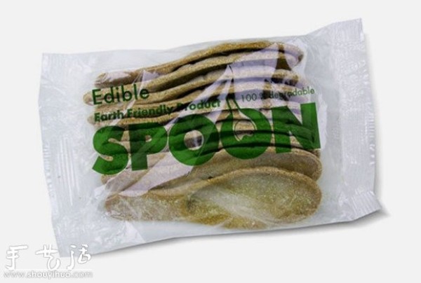 Edible environmentally friendly spoon