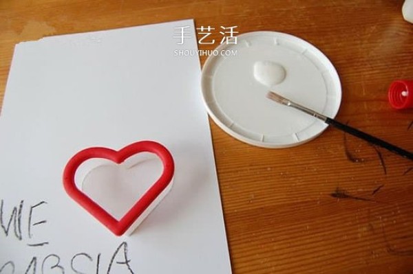 The simplest Mothers Day love card, even children in primary school classes can do it! 