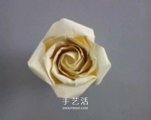 AP Rose Origami Method Illustrated How to Fold Beautiful Flower-shaped Roses