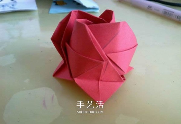 How to fold LS roses with illustrations and how to fold LS roses by hand step by step