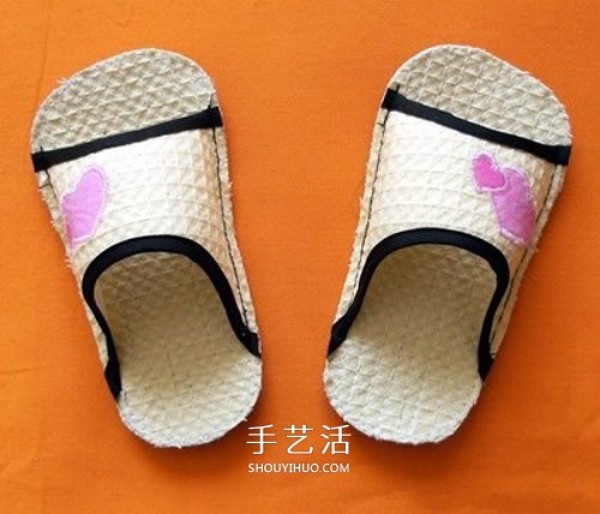 How to make your own sandals and a illustrated tutorial for DIY slippers in the summer