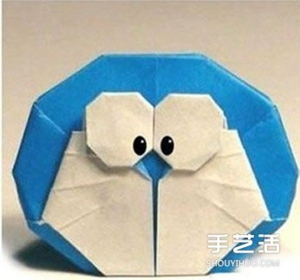 How to Origami Doraemon, Doraemons Folding Steps Picture