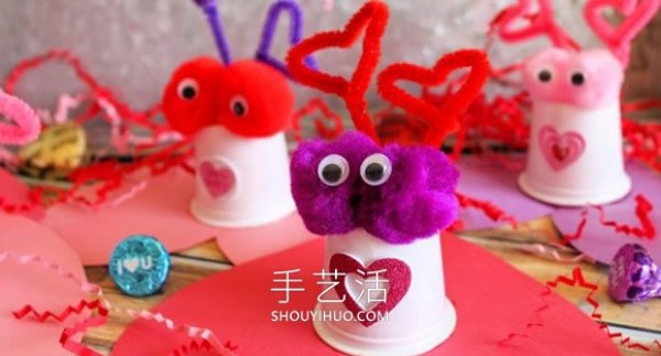 Childrens Valentines Day! Super cute little animal candy gift DIY