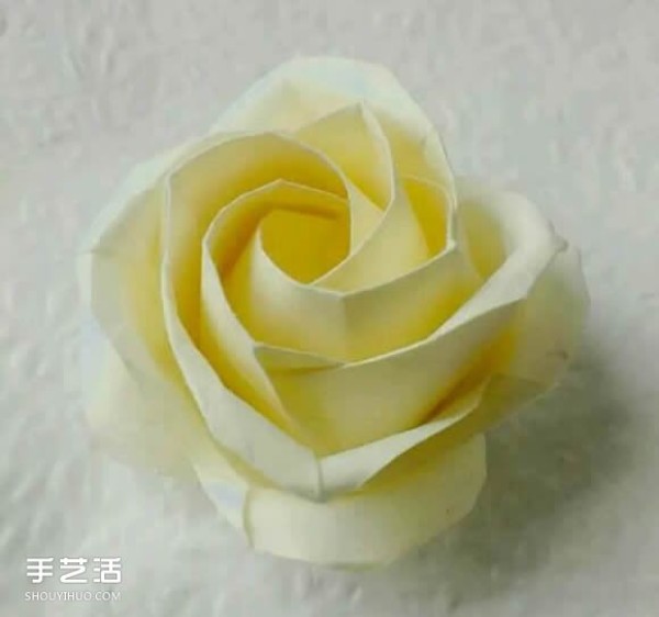 New Kawasaki Rose Folding Method Illustrated Handmade Origami New Kawasaki Rose Steps