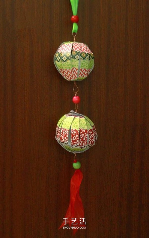 Tutorial on making handmade lanterns for the kindergarten on National Day