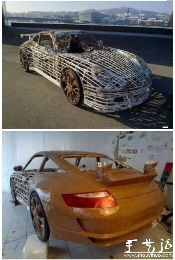 A foreign man DIYed a poor mans version of Porsche