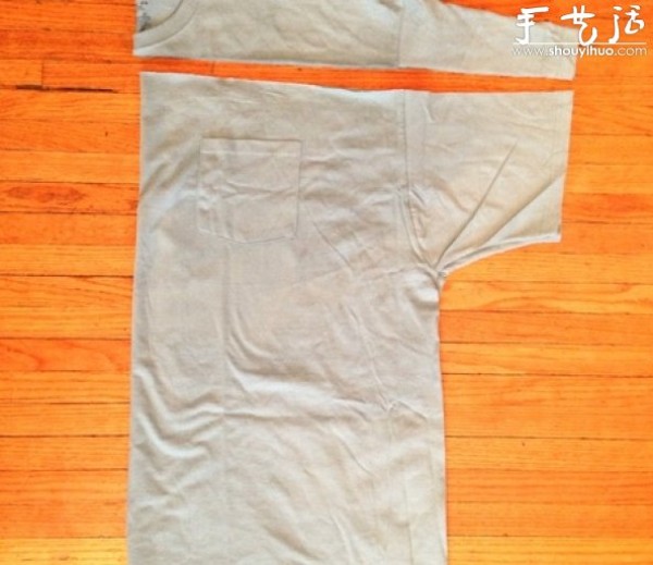 Tutorial on remaking old T-shirts into DIY T-shirt skirts