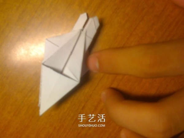 How to make origami crane rings, illustrated process