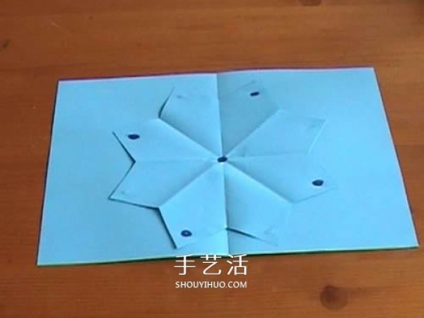 How to make a three-dimensional paper flower greeting card DIY Mothers Day three-dimensional flower greeting card