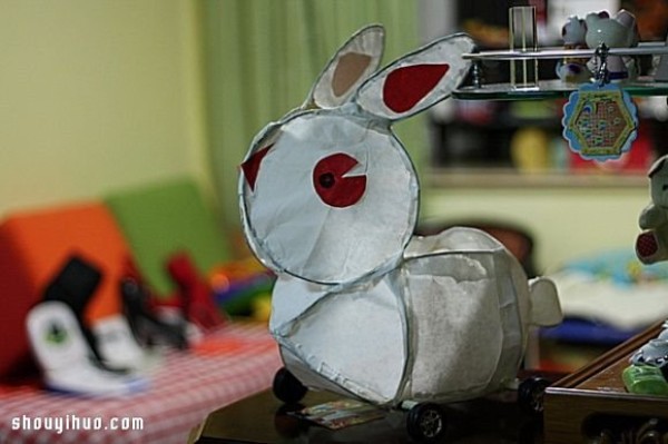 How to make rabbit lanterns for Lantern Festival and tutorial on homemade rabbit lanterns