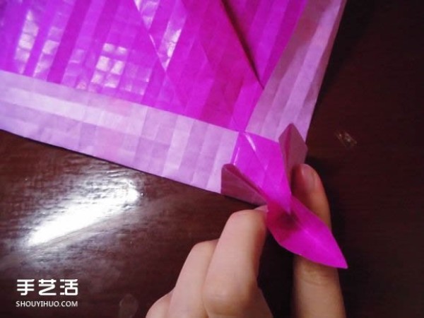 Die Lianhua Love Origami Illustration of Creative Love Origami Step by Step