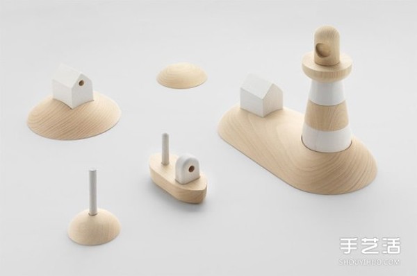 Nordic style wooden toys are full of charming minimalist design