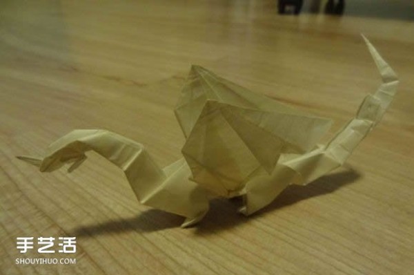 Western Dragon Origami Tutorial Illustrated How to Origami a Winged Dragon