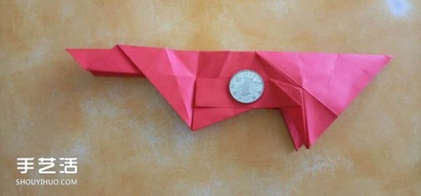 Super complex dog origami method illustrated with plastic surgery steps