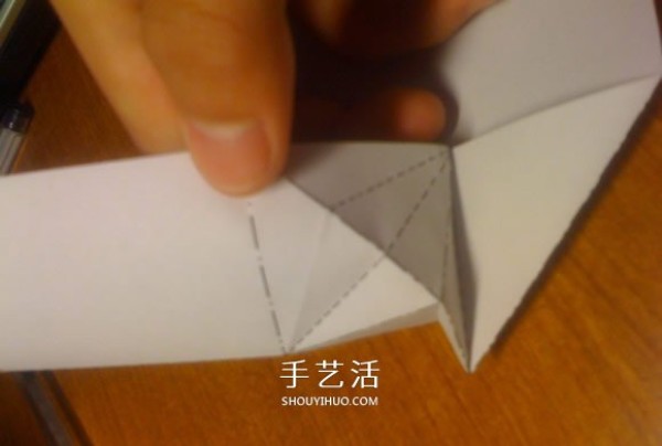 How to make origami crane rings, illustrated process